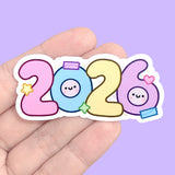 2026 Squish (Colourful) Vinyl Sticker