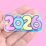 2026 Squish (Holographic) Vinyl Sticker