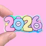 2026 Squish (Holographic) Vinyl Sticker