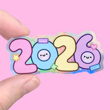 2026 Squish (Holographic) Vinyl Sticker