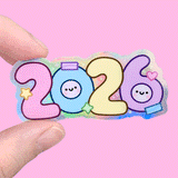 2026 Squish (Holographic) Vinyl Sticker