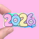 2026 Squish (Holographic) Vinyl Sticker