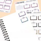Gallery Wall A6 Reusable Sticker Book