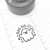 Boo Did It Ghost Stamp
