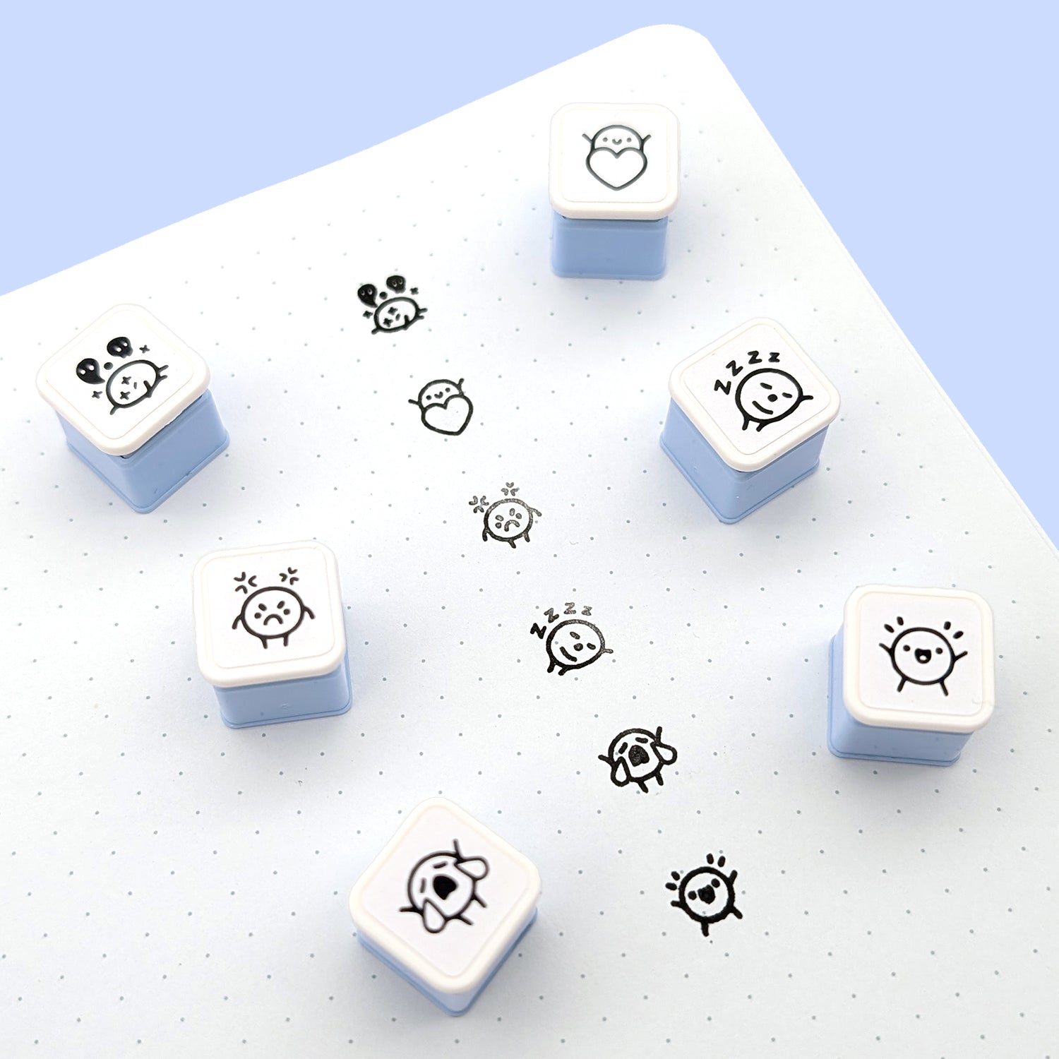 Squish Moods Button Stamp Set (Removable 6-in-1)