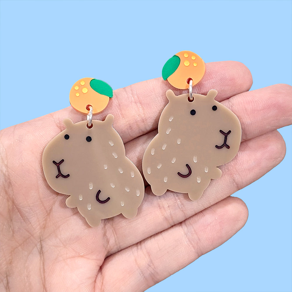 [PREORDER] Capybara Earrings