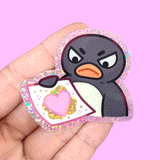 Crafty Pingu Vinyl Sticker