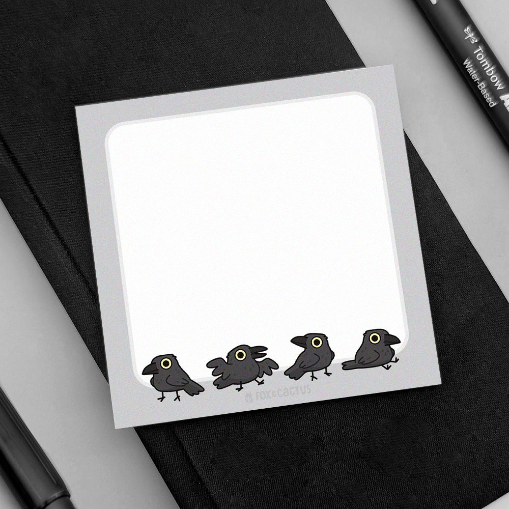 Creepy Crows Sticky Notes