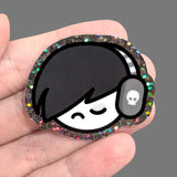 Emo Squish Vinyl Sticker