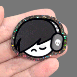 Emo Squish Vinyl Sticker