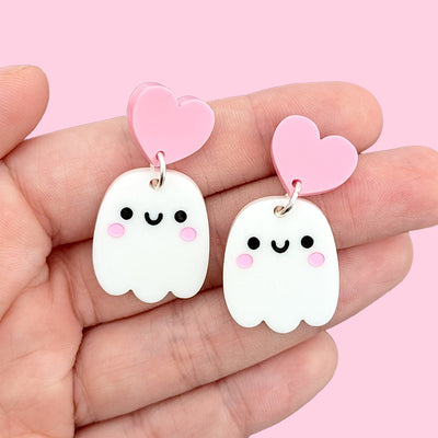 Mixed Emotions Ghost Earrings