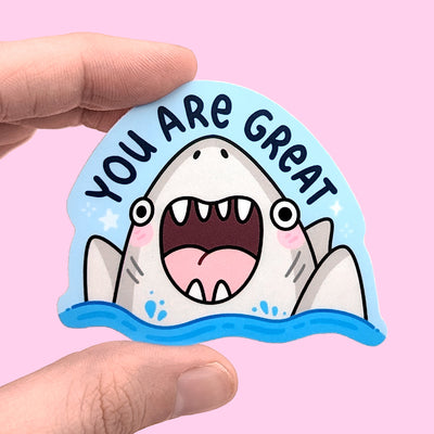 Great White Shark Vinyl Sticker