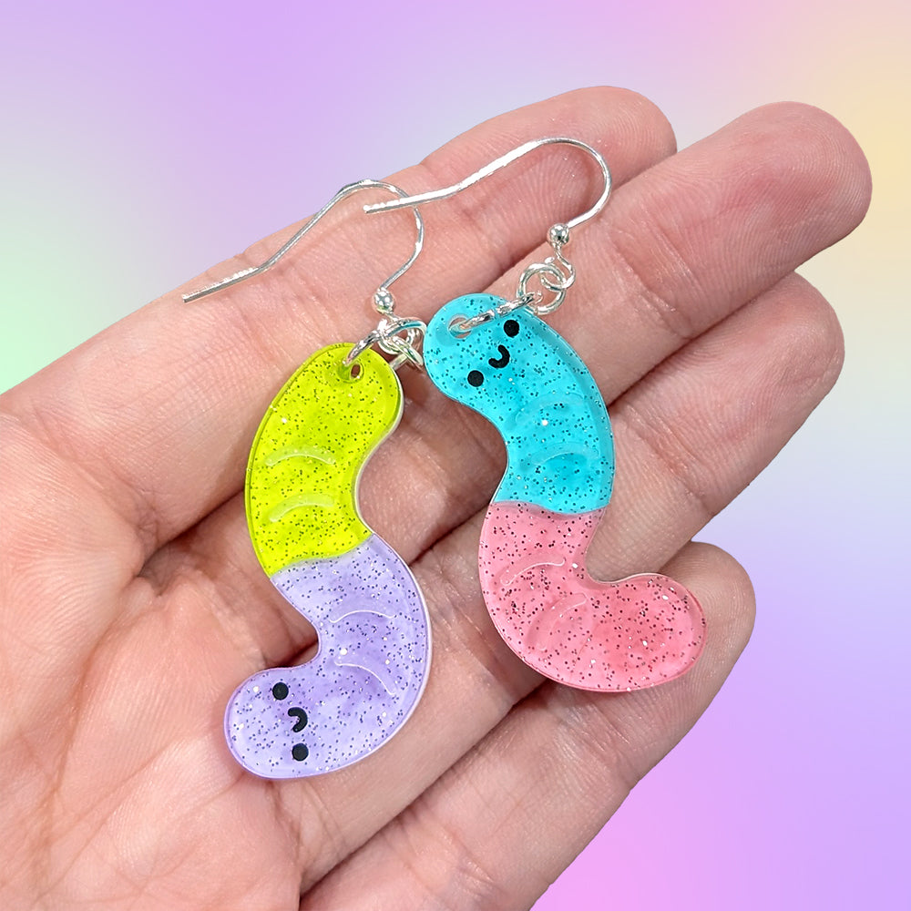 Gummy Worm Earrings