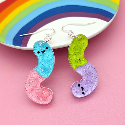 Gummy Worm Earrings