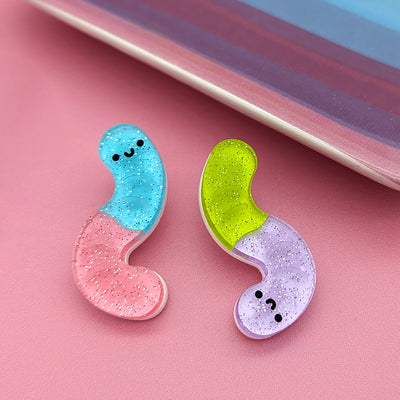 Gummy Worm Earrings