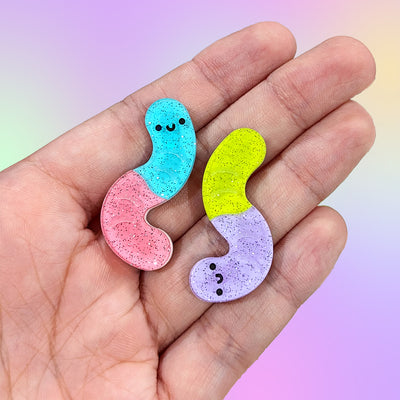 Gummy Worm Earrings