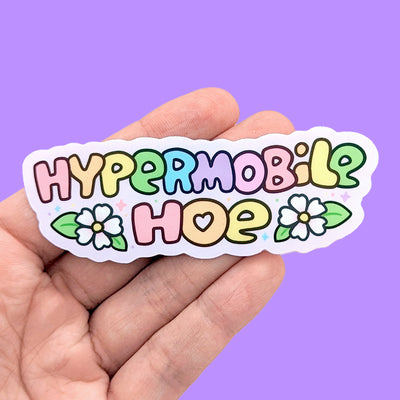 Hypermobile Hoe Vinyl Sticker