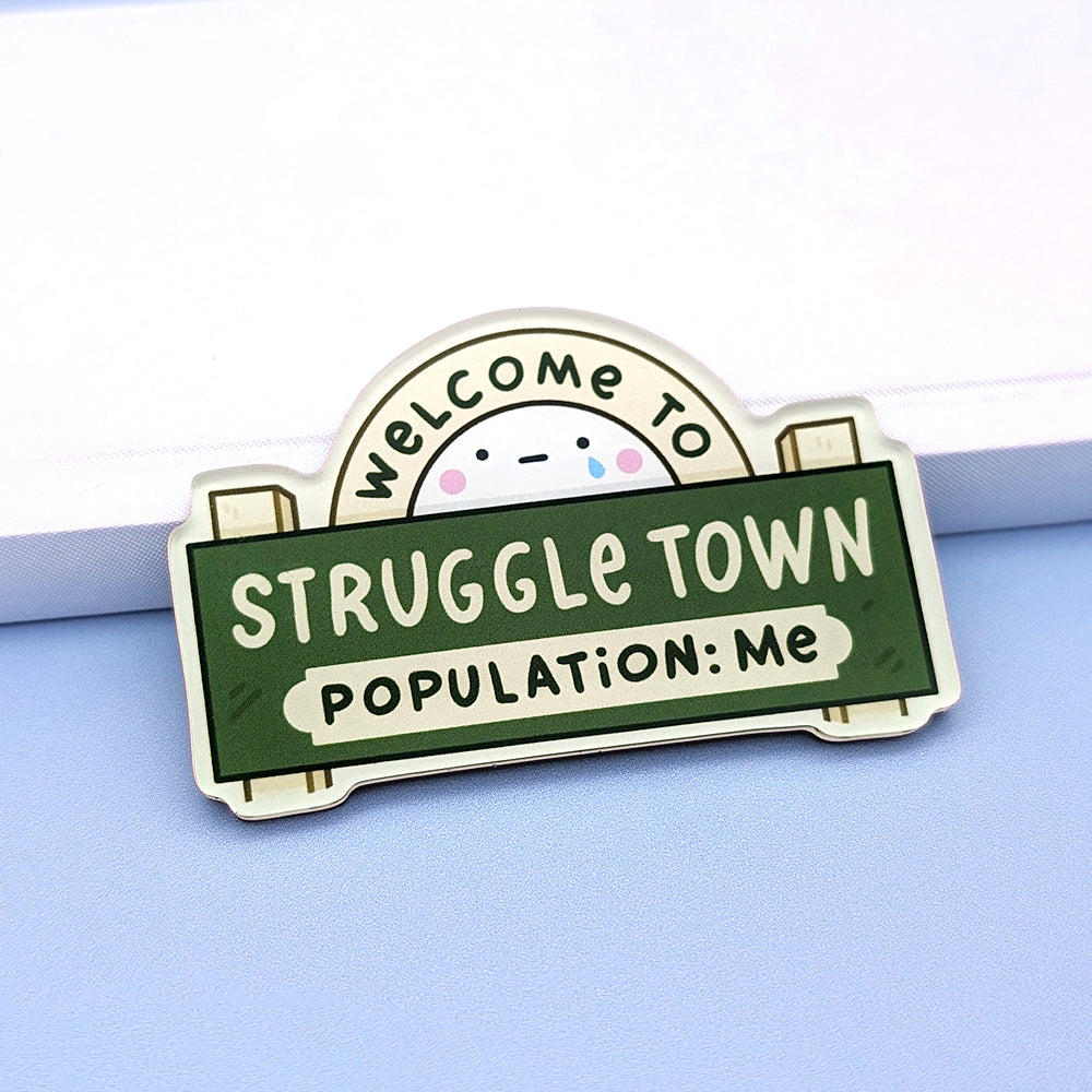 Struggle Town Fridge Magnet