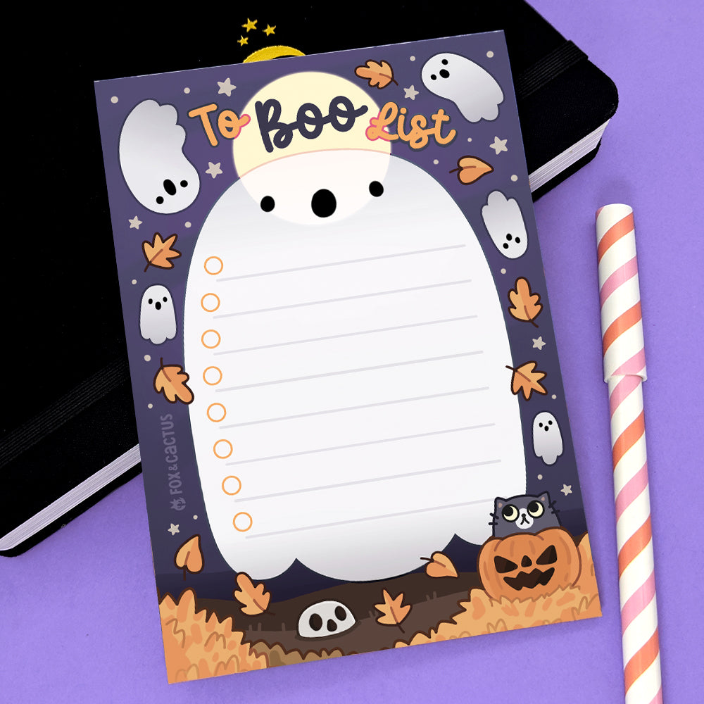 To Boo List A6 (4x6) Notepad