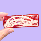 One Wish Squish Vinyl Sticker