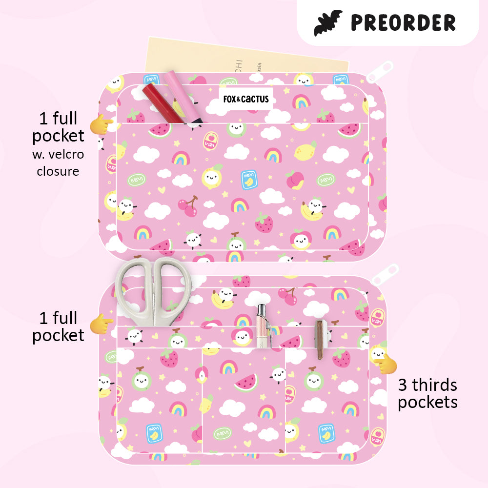Cute Fruit (Pink) Stationery Pouch