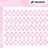Pink Checker Washi Tape
