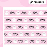 Ghosts and Bows (Pink) Washi Tape