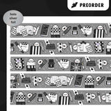 Goth Stationery Squish Washi Tape (Holo Foil)