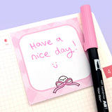 Squish Bow (Pink) Sticky Notes