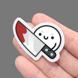 Stabby Squish Vinyl Sticker