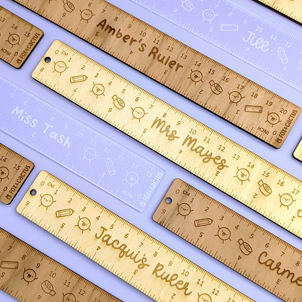 [PREORDER] Personalised Stationery Squish Ruler