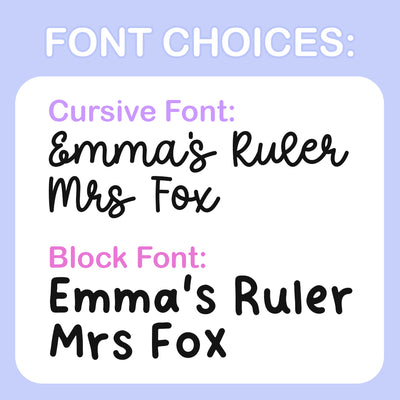 [PREORDER] Personalised Stationery Squish Ruler
