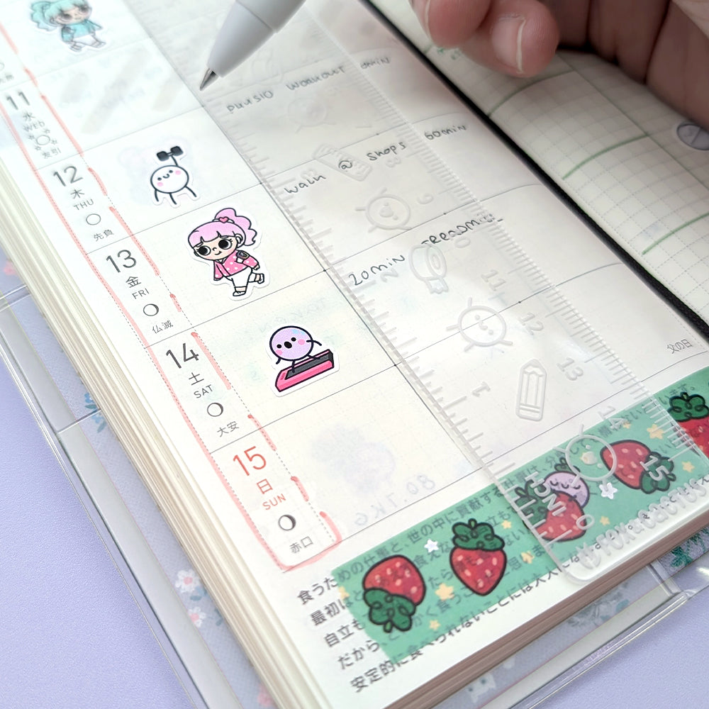 Stationery Squish Acrylic Ruler