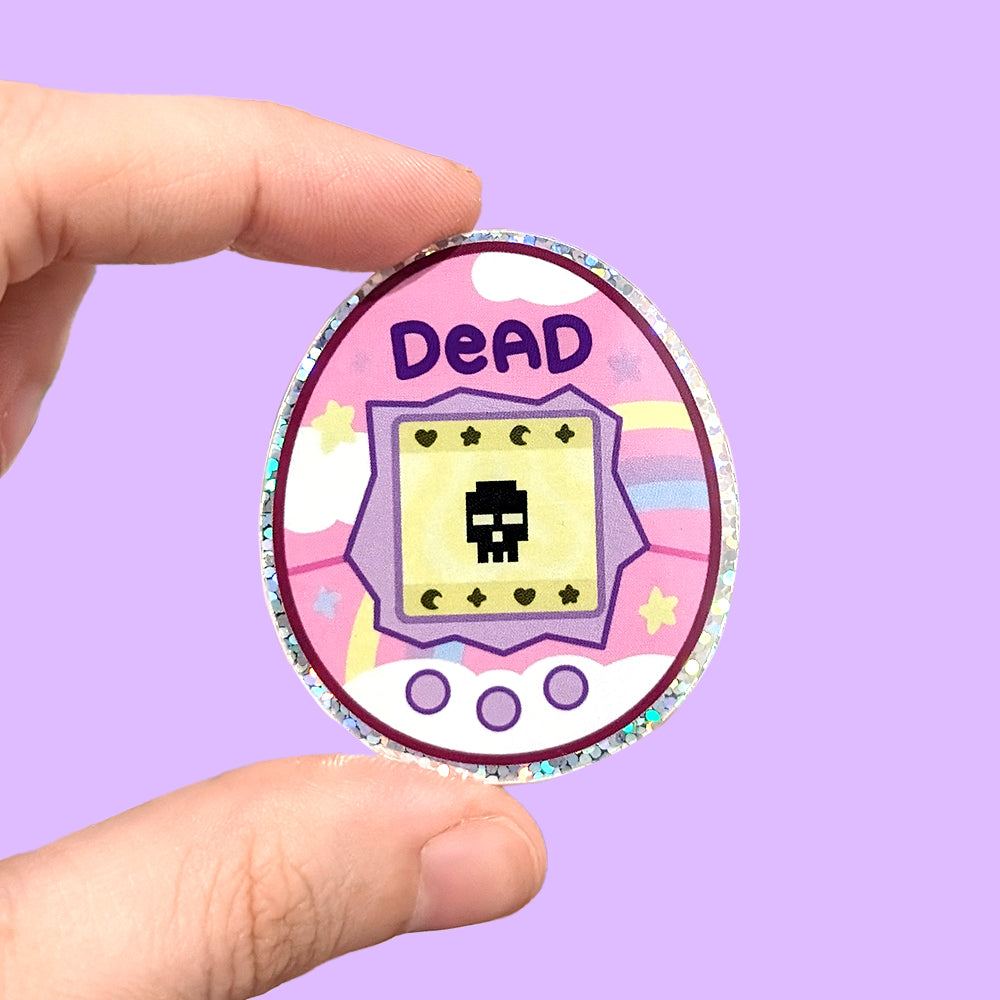 Dead Virtual Pet Vinyl Stickers