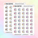 LIMITED Cosy Snacks Squish Stickers