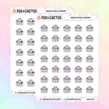 LIMITED Washing Basket Squish Stickers