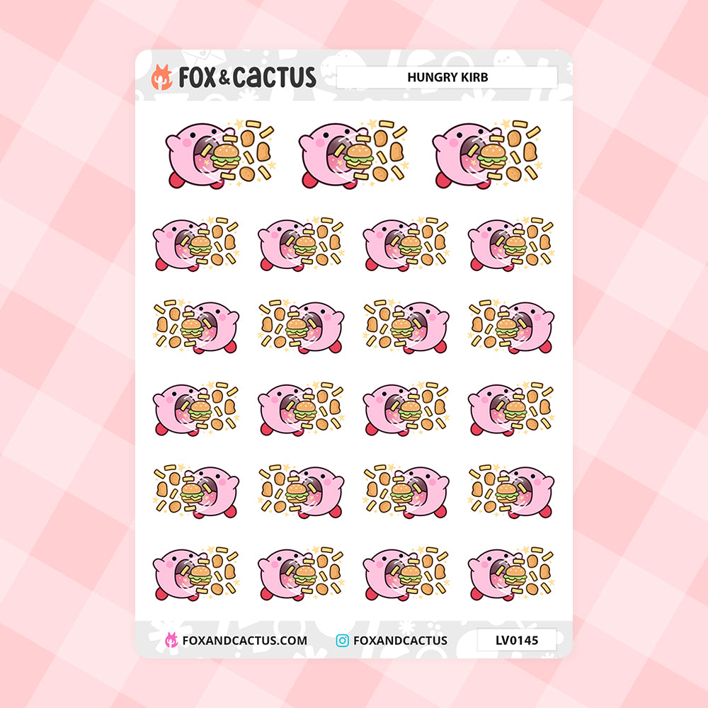 LIMITED Hungry Kirb Stickers