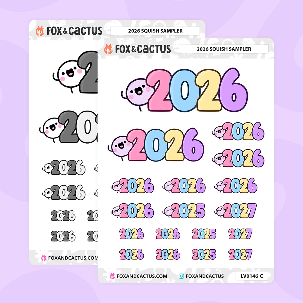 LIMITED 2026 Squish Stickers