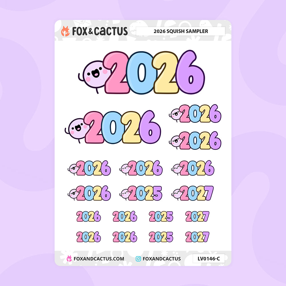 LIMITED 2026 Squish Stickers