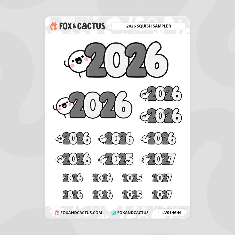 LIMITED 2026 Squish Stickers