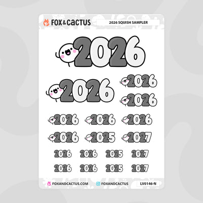 LIMITED 2026 Squish Stickers