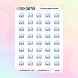 LIMITED Hair Washing Squish Stickers