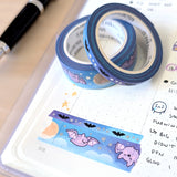 Midnight Bats Washi Tape (Holo Foil)