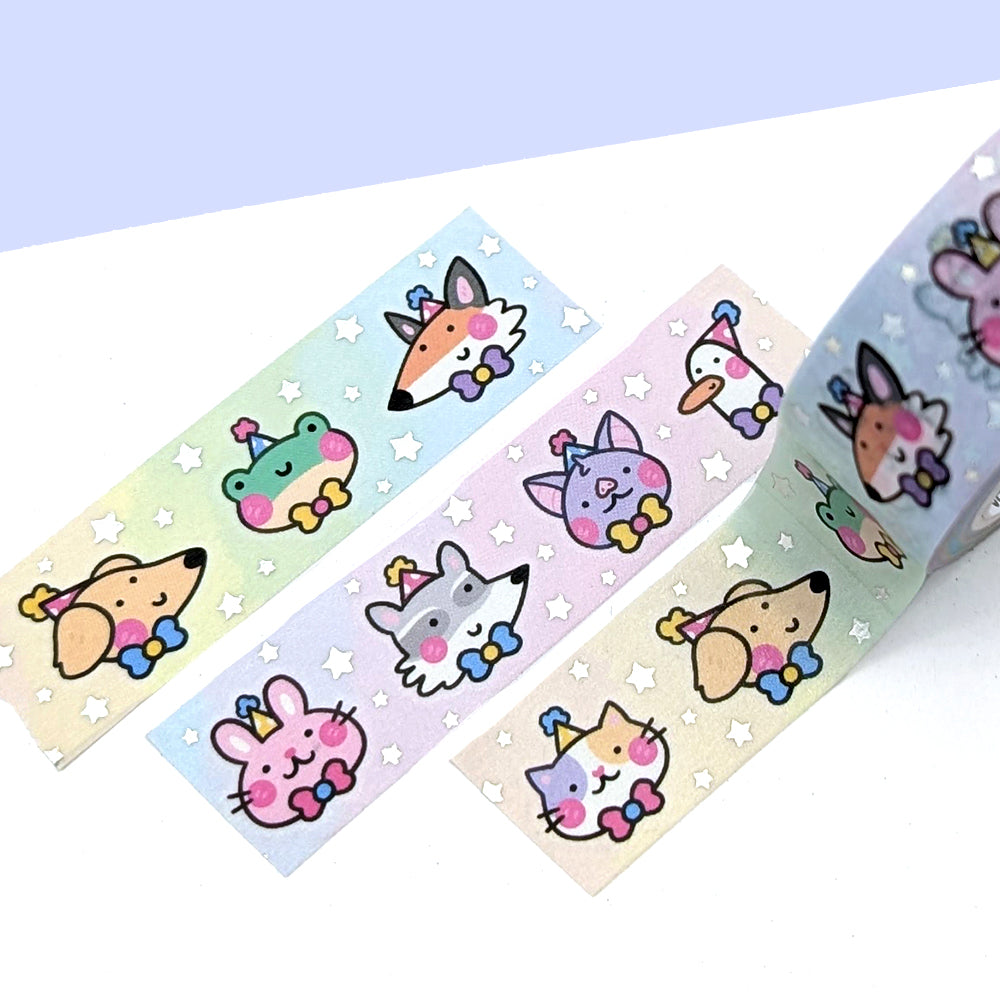 Party Animals Washi Tape (Holo Foil)