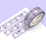 Party Ghosts (Purple) Washi Tape (Holo Foil)