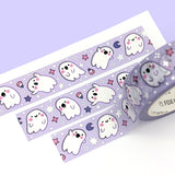 Party Ghosts (Purple) Washi Tape (Holo Foil)