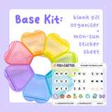 Rainbow Pill Organiser DIY Kit