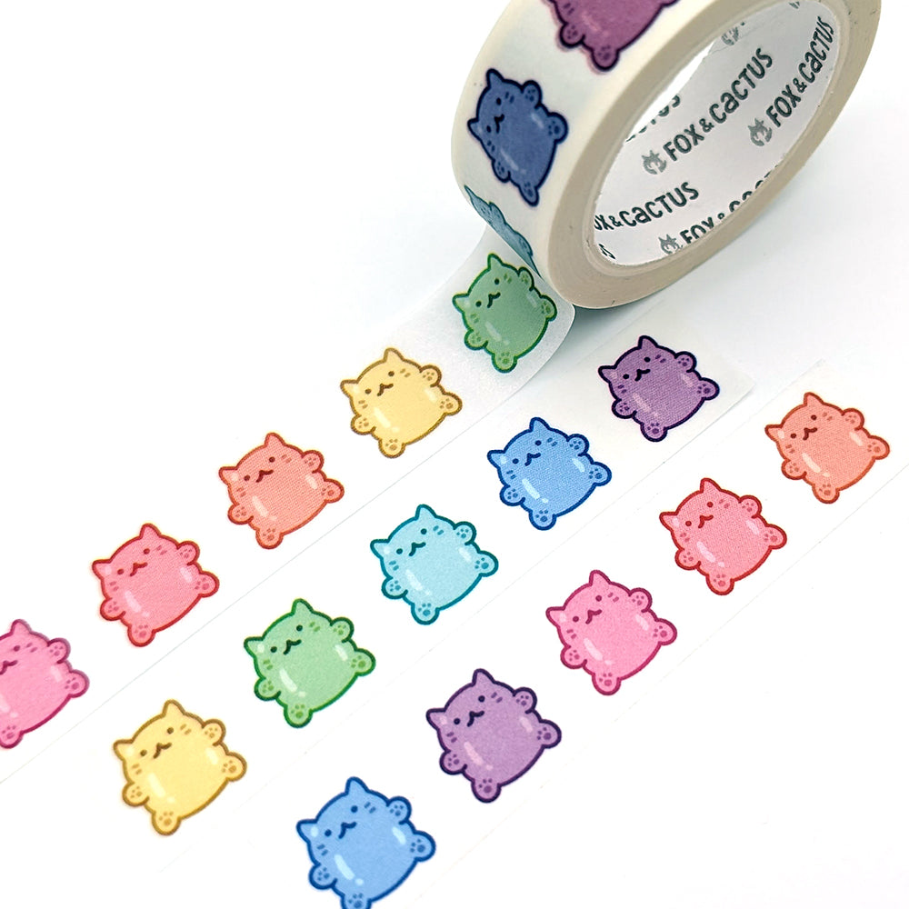 Rainbow Cat Gummies Washi Tape