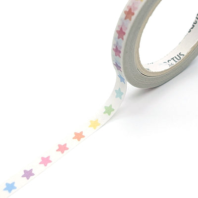 Rainbow Stars Washi Tape