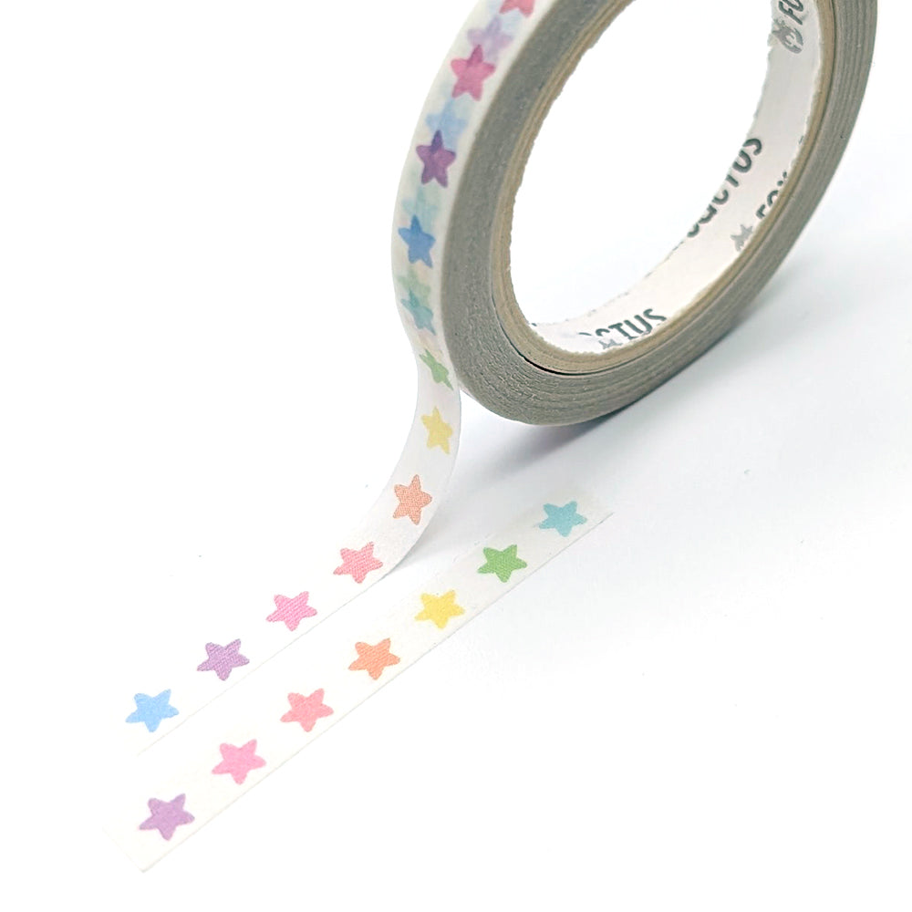 Rainbow Stars Washi Tape